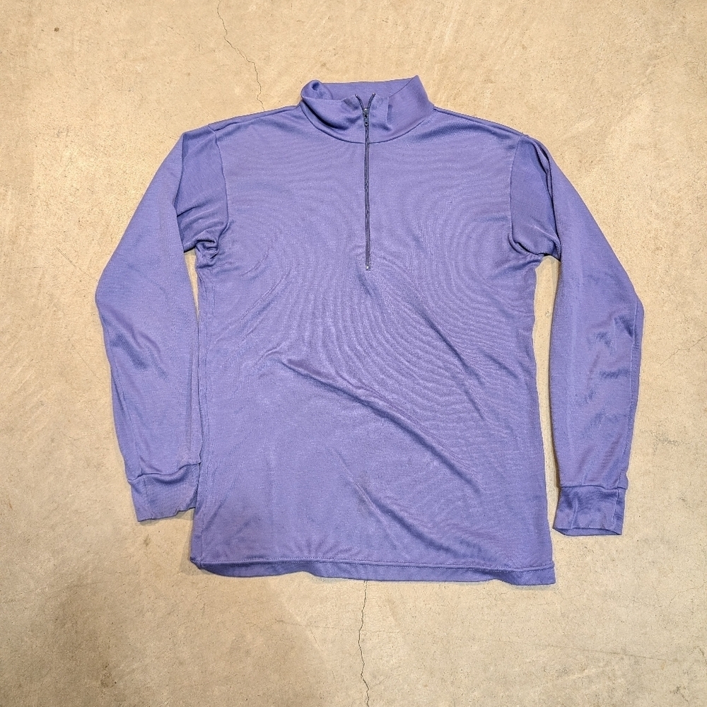 VTG Patagonia 1/2 Zip Purple Flaws Mens S